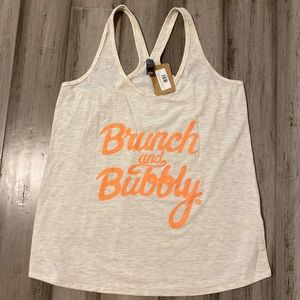 Brunch & Bubbly Tank NWT